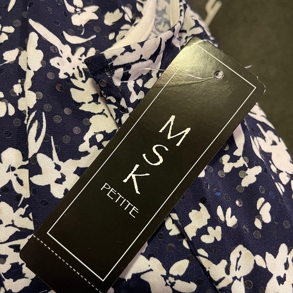 Navy and white sequin dress - Picture 3 of 4